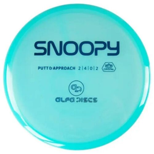 Alfa Discs Crystal Line Putter Snoopy, 170-176g Blue