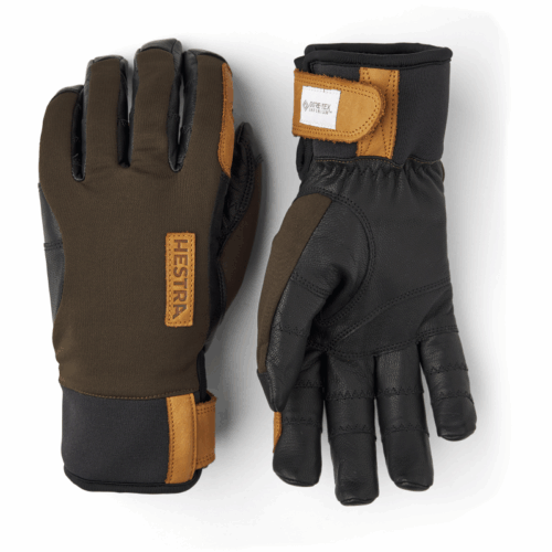 Hestra Ergo Grip Active Wool Terry - 5 Finger Dark Forest-Black 31190 Friluftsbua 1