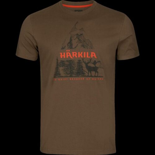 Härkila Härkila Nature S-S t-shirt Slate black 10228101800 Friluftsbua 1