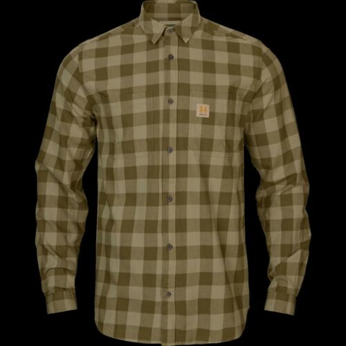 Härkila Härkila Scandinavian L-S-skjorte Dark olive check 10510007100 Friluftsbua 1